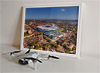 Framed Poster showing Aerial Photograph of Tottenham Hotspur - White Hart Lane