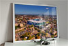 Framed Poster showing Aerial Photograph of Tottenham Hotspur - White Hart Lane