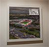 Premium Framed Cork Pin Board showing Aerial Photograph of Walsall - Bescot Stadium Premium Framed Cork Pin Board showing Aerial Photograph of Walsall - Bescot Stadium