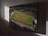 Fine Art Canvas showing Aerial Photograph of Warrington Town - Cantilever Park