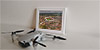 Framed Poster showing Aerial Photograph of Watford - Vicarage Road