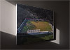 Fine Art Canvas showing Aerial Photograph of Wellling United - Park View Road