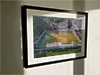 Extra Large Classic Mounted and Framed Fine Art Print showing Aerial Photograph of Wellling United - Park View Road