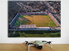 Fine Art Poster showing Aerial Photograph of Wellling United - Park View Road