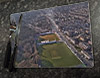Wooden cork placemat showing Aerial Photograph of Wellling United - Park View Road