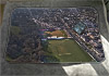 Large white fleece Blanket showing Aerial Photograph of Wellling United - Park View Road Large white fleece Blanket showing Aerial Photograph of Wellling United - Park View Road