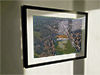 Extra Large Classic Mounted and Framed Fine Art Print showing Aerial Photograph of Wellling United - Park View Road
