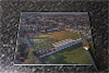 Rectangular glass cuttingboard showing Aerial Photograph of Wellling United - Park View Road