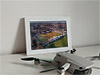 Framed Poster showing Aerial Photograph of Wellling United - Park View Road