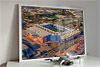 Framed Poster showing Aerial Photograph of West Bromwich Albion - The Hawthorns