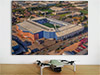Fine Art Poster showing Aerial Photograph of West Bromwich Albion - The Hawthorns