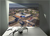 Fine Art Canvas showing Aerial Photograph of West Bromwich Albion - The Hawthorns