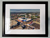 Classic Mounted and Framed Fine Art Print showing Aerial Photograph of West Bromwich Albion - The Hawthorns