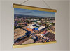 42cm / 16.5" poster hanger with 12x16" landscape print showing Aerial Photograph of West Bromwich Albion - The Hawthorns