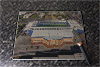 Rectangular glass cuttingboard showing Aerial Photograph of West Bromwich Albion - The Hawthorns