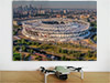 Fine Art Poster showing Aerial Photograph of West Ham - Olympic Stadium