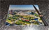 Rectangular glass cuttingboard showing Aerial Photograph of West Ham - Olympic Stadium