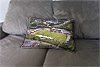 Custom Printed Canvas Cushion showing Aerial Photograph of Weymouth - Bob Lucas Stadium Custom Printed Canvas Cushion showing Aerial Photograph of Weymouth - Bob Lucas Stadium