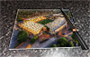 Rectangular glass cuttingboard showing Aerial Photograph of Wolverhampton Wanderers - Molineux