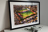 Extra Large Classic Mounted and Framed Fine Art Print showing Aerial Photograph of Worthing - Woodside Road