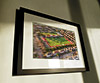 Classic Mounted and Framed Fine Art Print showing Aerial Photograph of Worthing - Woodside Road