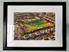Classic Mounted and Framed Fine Art Print showing Aerial Photograph of Worthing - Woodside Road