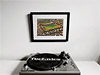 Classic Mounted and Framed Fine Art Print showing Aerial Photograph of Worthing - Woodside Road