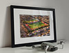 Classic Mounted and Framed Fine Art Print showing Aerial Photograph of Worthing - Woodside Road