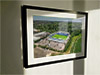 Aerial Photograph of Wycombe Wanderers - Adams Park Extra Large Classic Mounted and Framed Fine Art Print showing Aerial Photograph of Wycombe Wanderers - Adams Park