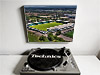 Fine Art Canvas showing Aerial Photograph of Yeovil Town - Huish Park
