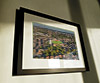 Classic Mounted and Framed Fine Art Print showing Aerial Photograph of York City - Bootham Crescent
