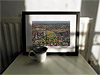 Classic Mounted and Framed Fine Art Print showing Aerial Photograph of York City - Bootham Crescent